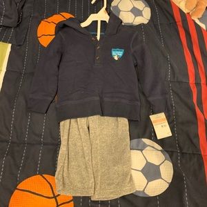 Carter’s Boys Fleece Sweatshirt & Sweatpants Set